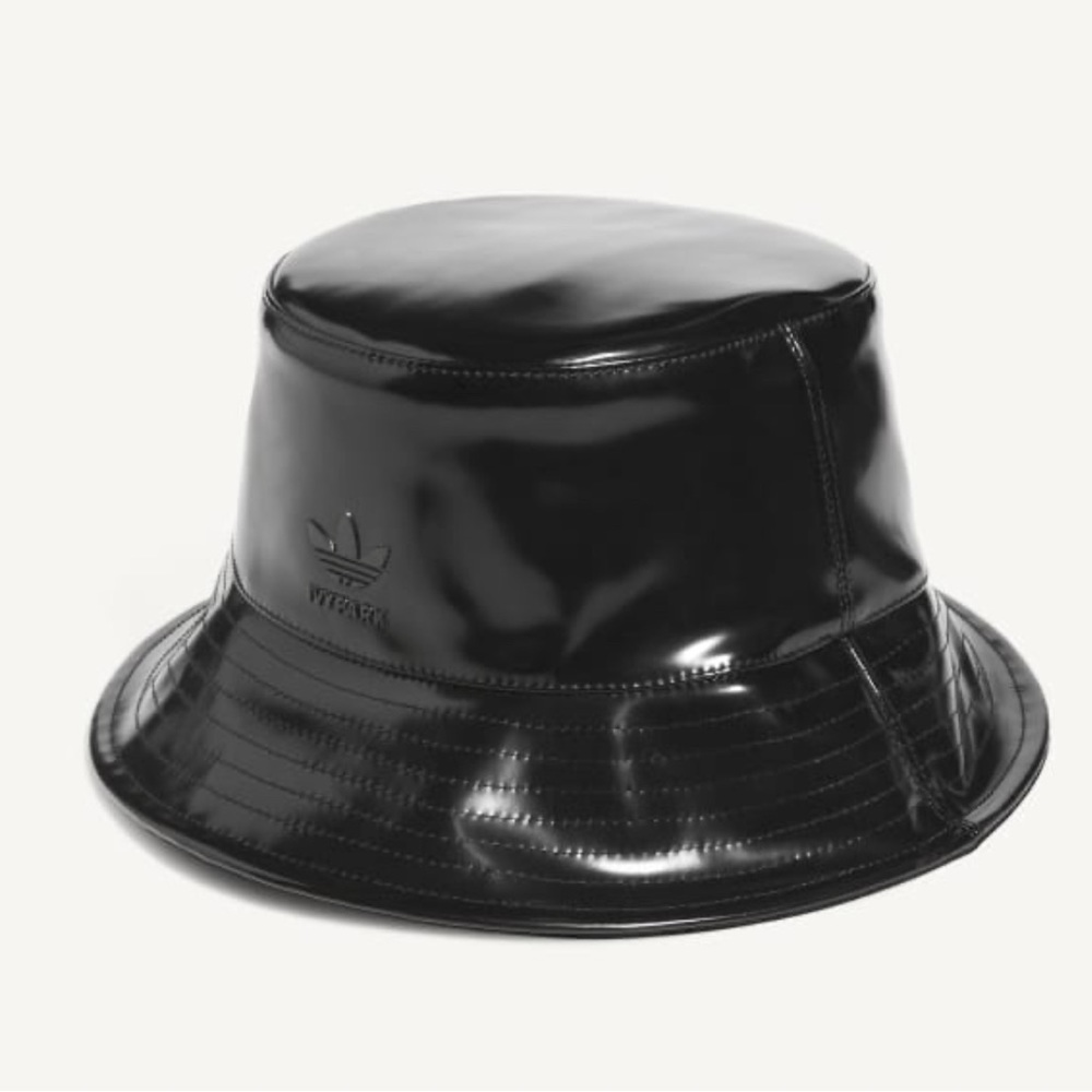 Ivy Park Noir Reversible Latex Bucket Hat